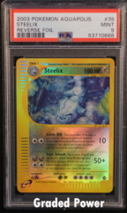 Steelix PSA 9 REVERSE HOLO (0668) 35/147