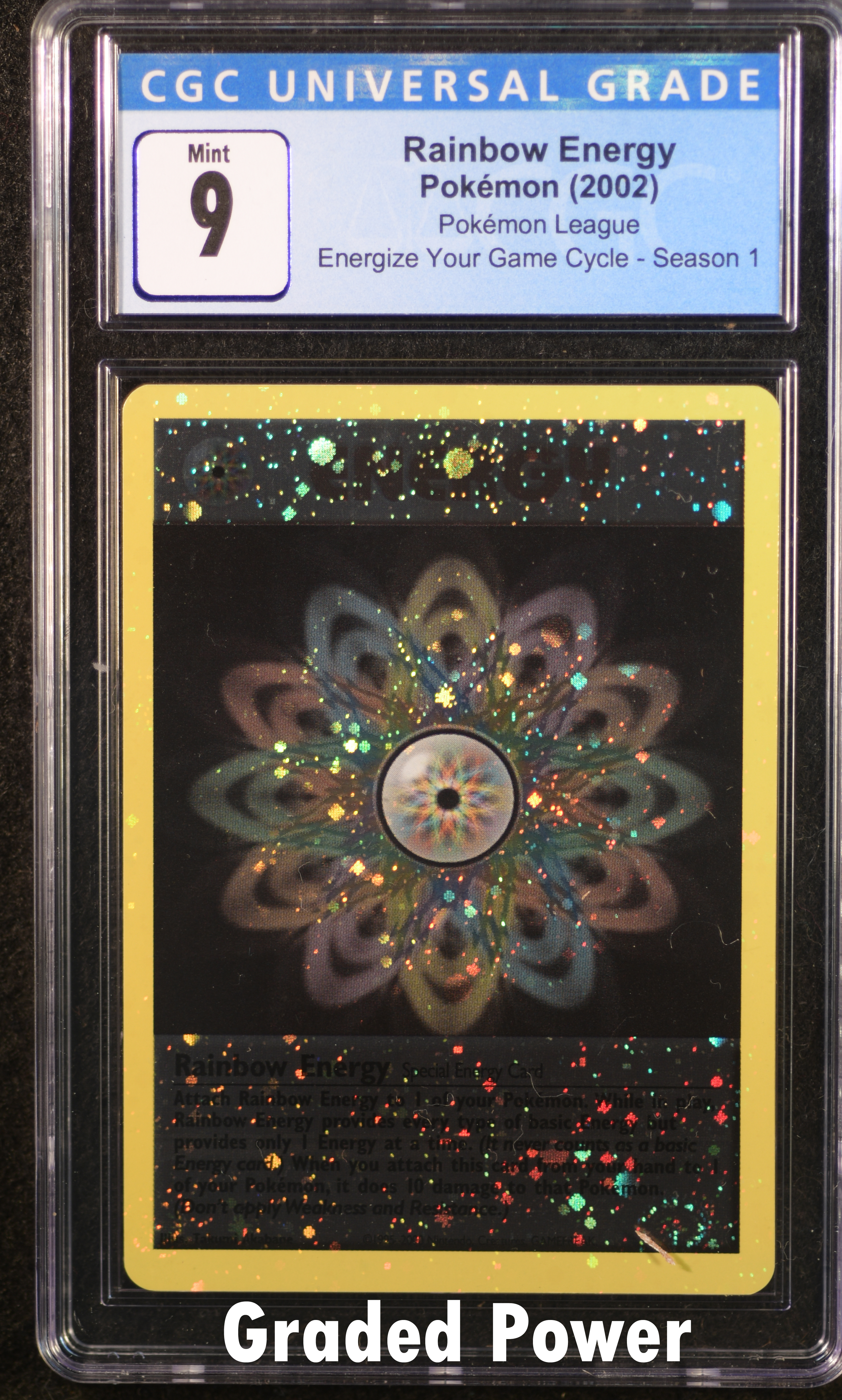 Rainbow Energy CGC 9 Holo (9105)