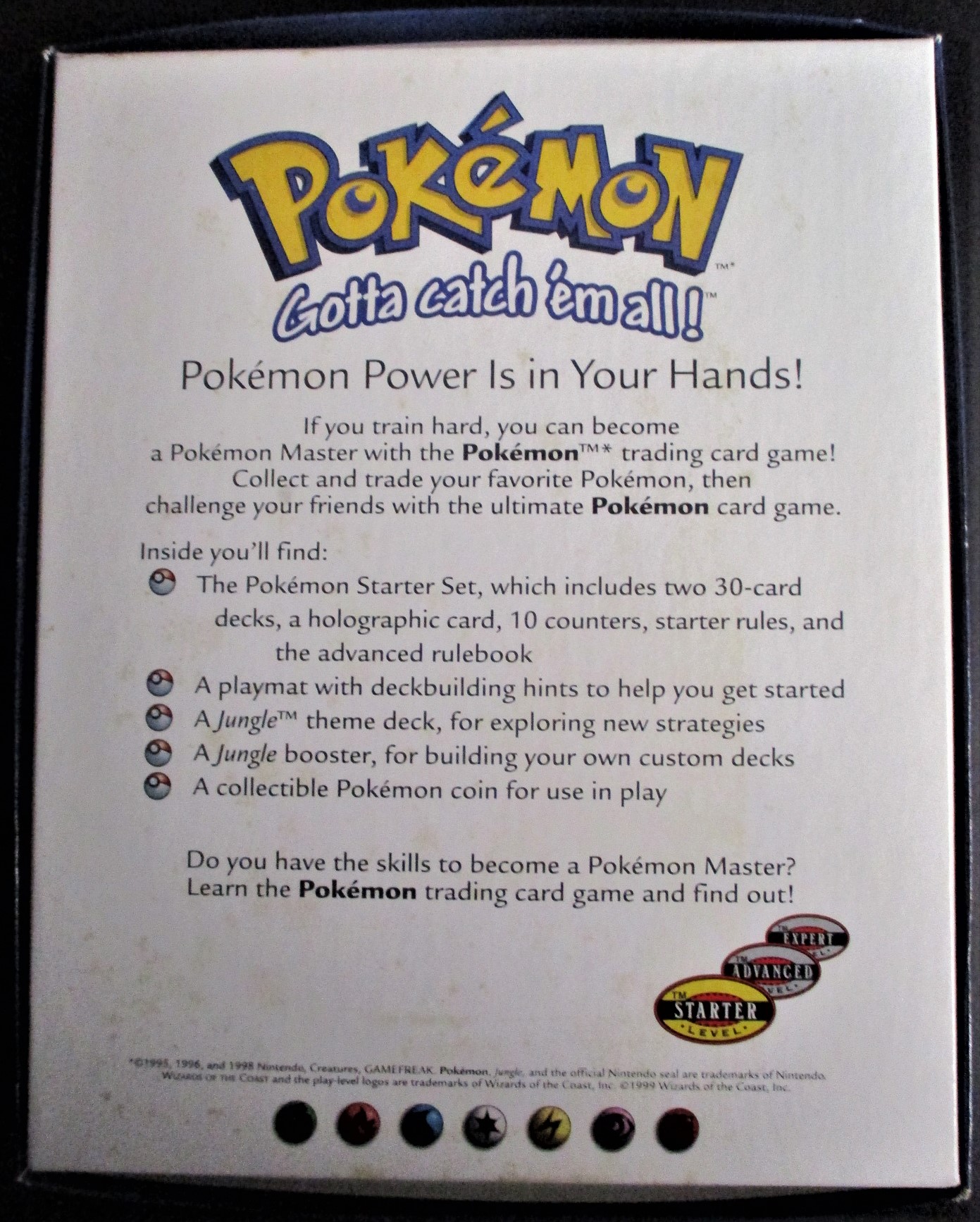 Pokemon Starter Gift Set COMPLETE NO SHRINK WRAP
