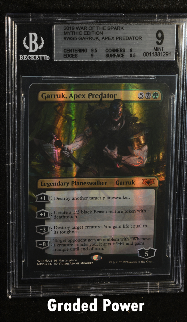 Garruk, Apex Predator 9 (1291) - Magic Graded Cards » War of the Spark  Mythic Edition - Graded Power