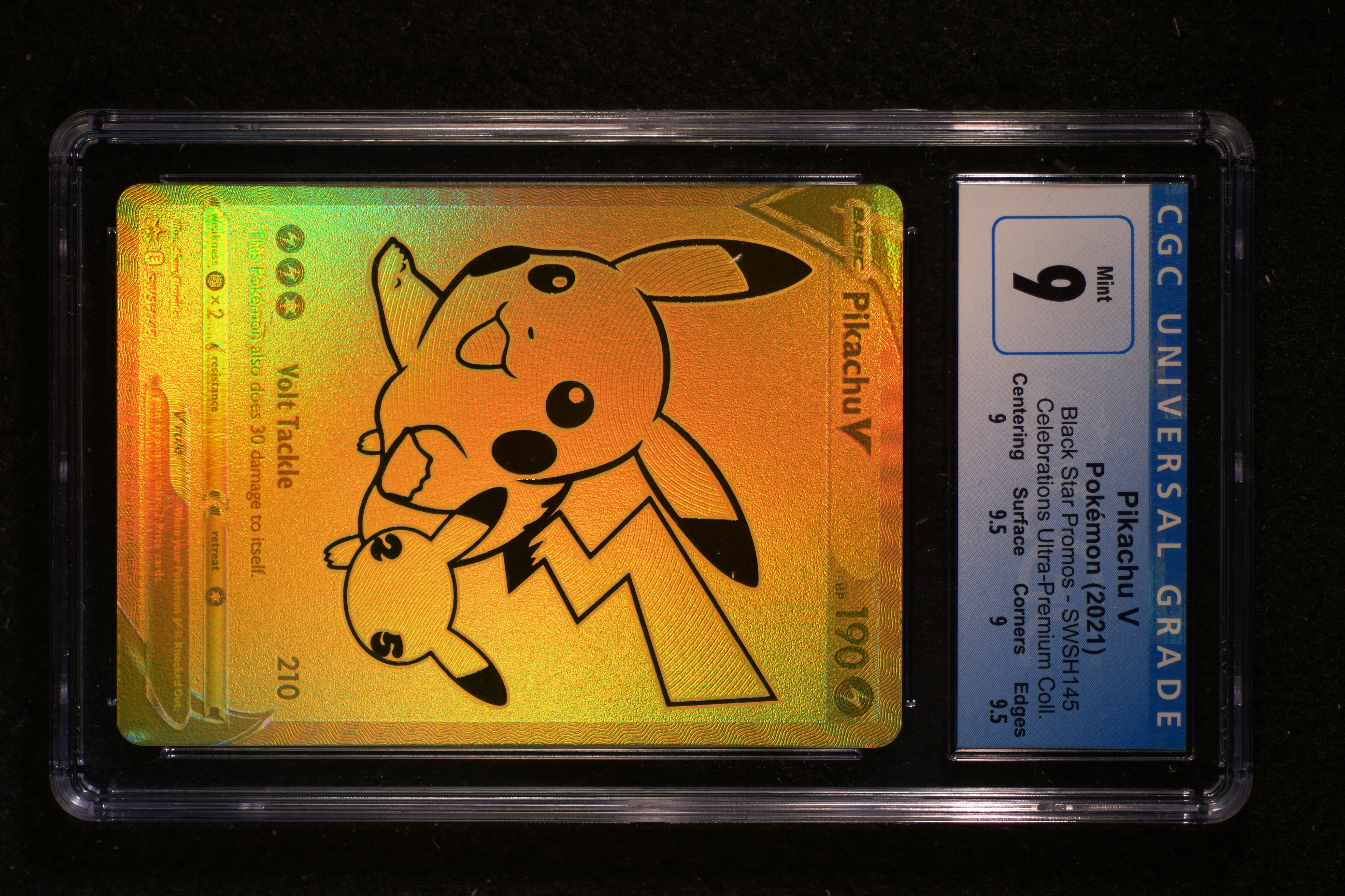Pikachu V 2021 CGC 9 (5247) SWSH145