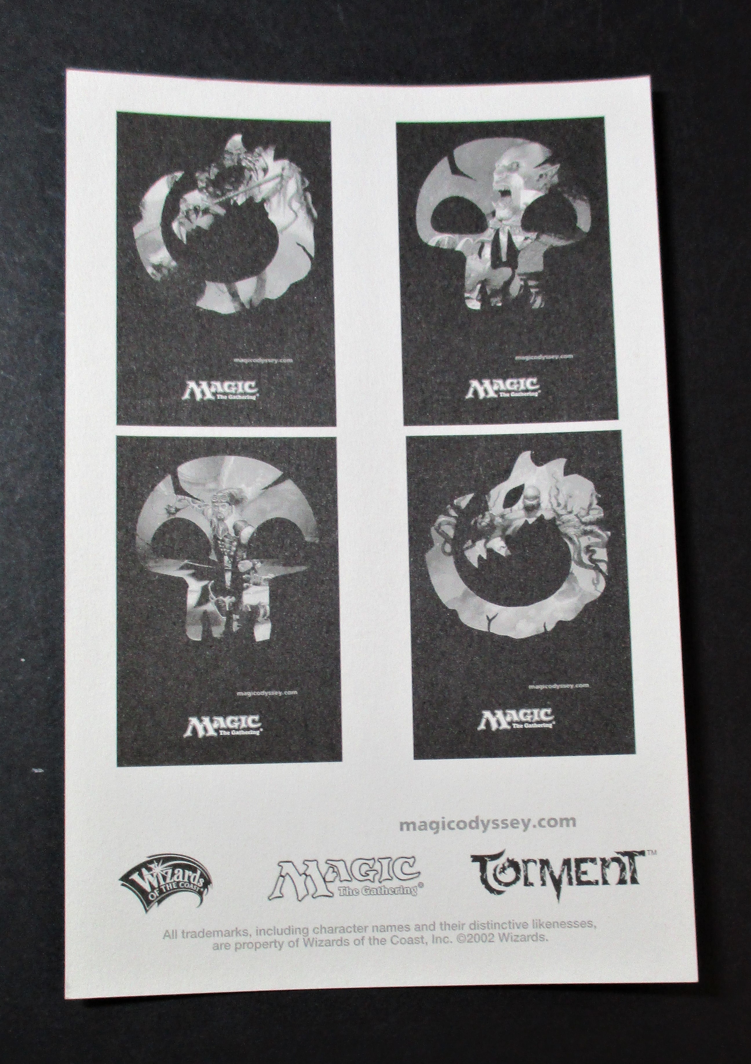 Torment Advertising card Set