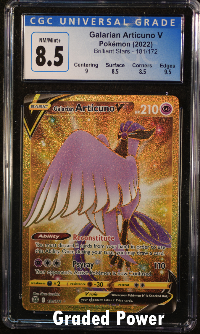 Graded Articuno pokemon store card