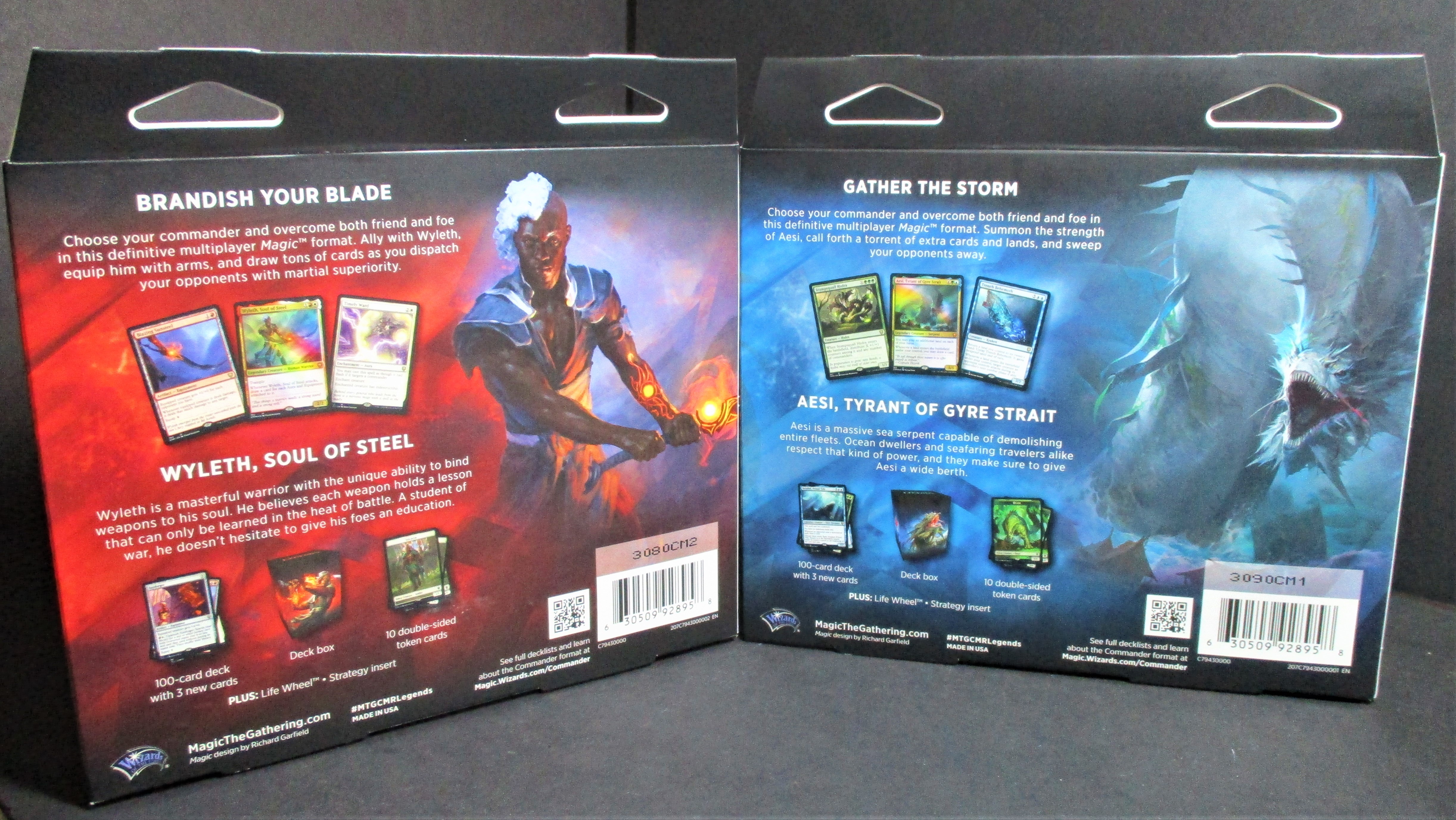 Commander Legends Reap the Tides and Arm for Battle Deck Pair
