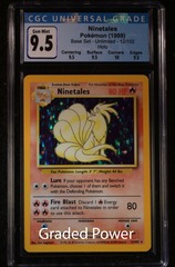 Ninetales CGC 9.5 Holo QUAD+ (1226) 12/102