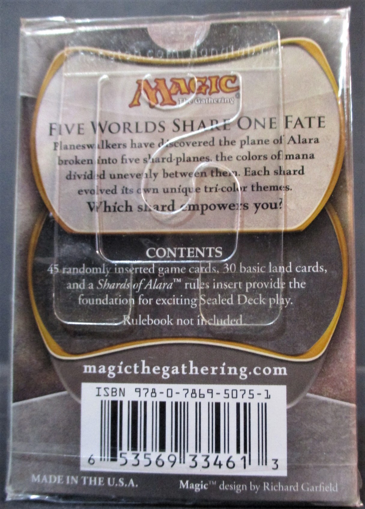 Shards of Alara Tournament Deck SEALED