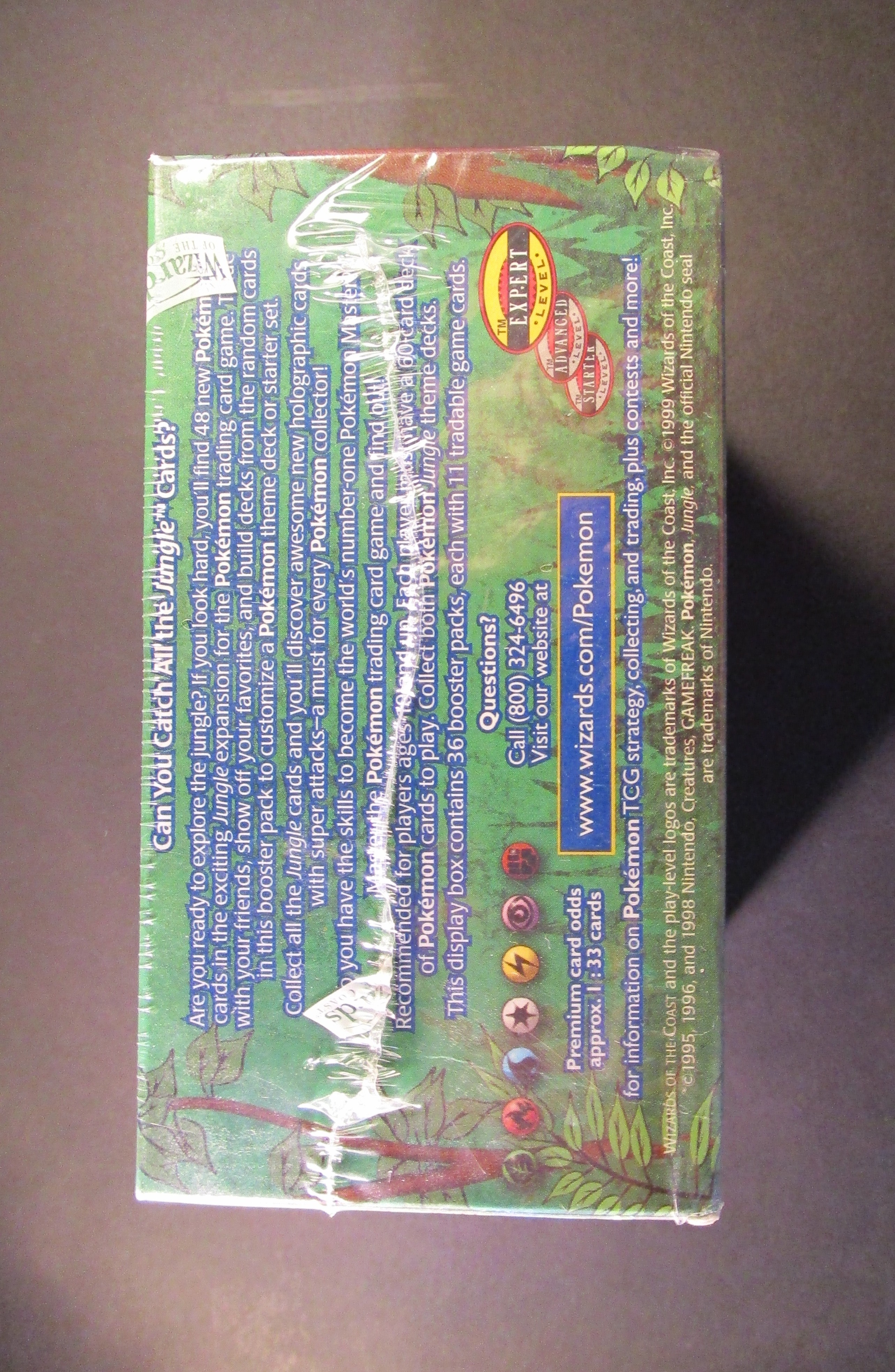 Jungle 1st  Edition Booster Box Sealed Damaged (ME)