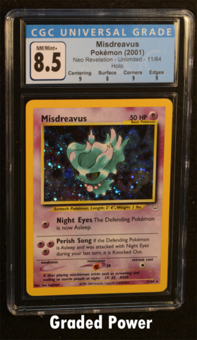 Pokemon Crobat 4/64 2001 Neo Revelation Unlimited CGC newest 8.5