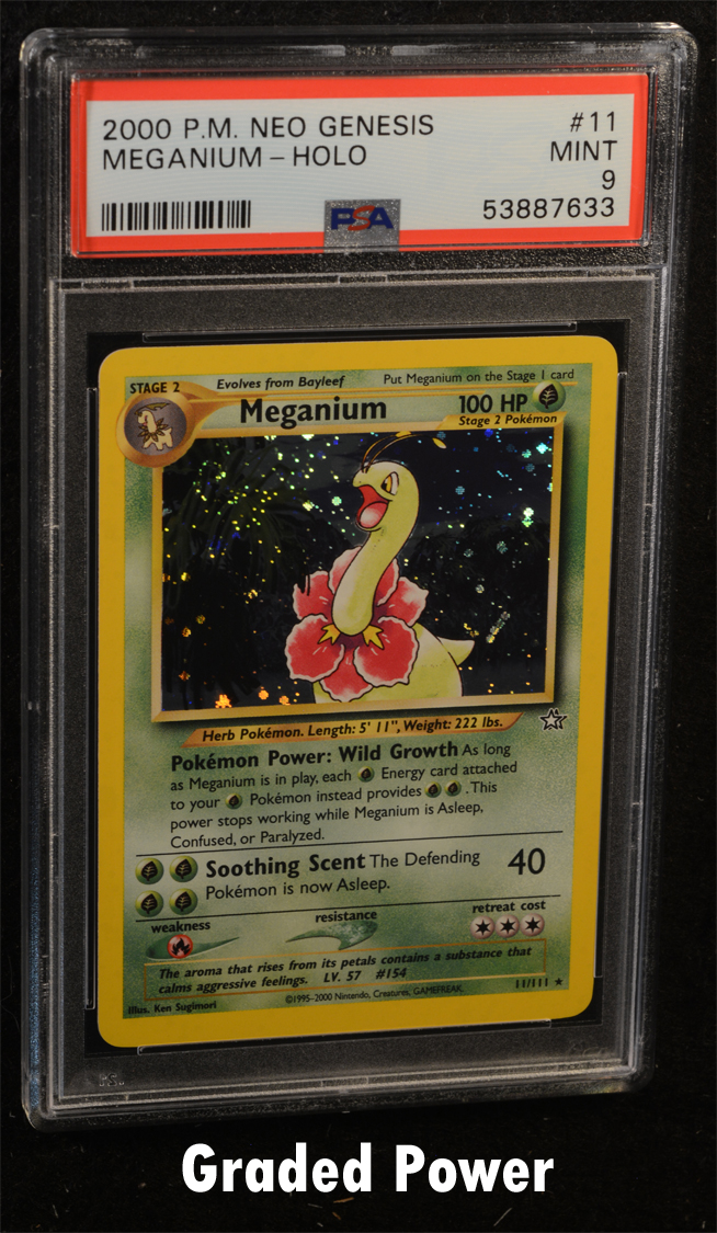 Pokémon Meganium hotsell psa 9