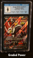 CGC 9 graded Urshifu VMAX Pokemon offers card