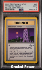 Pokemon Tower PSA 9 Black Star Promo #42