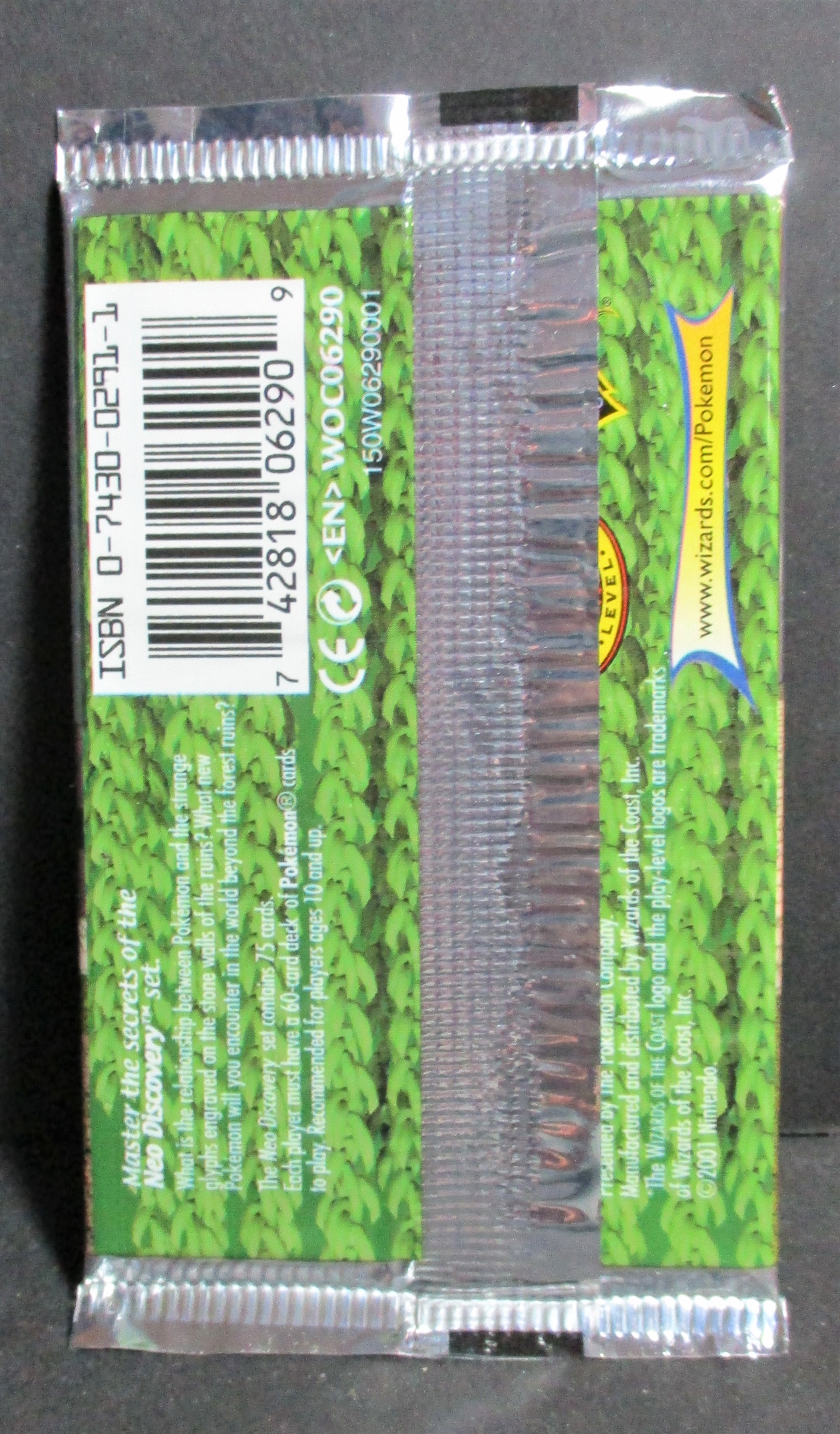Neo Discovery 1st Edition Xatu Artwork Booster Pack Unweighed