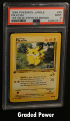 Pikachu Jungle 1st Ed. W Stamp PSA 9 (7617) 60/64
