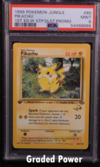 Pikachu Jungle 1st Ed. W Stamp PSA 9 (8666) 60/64