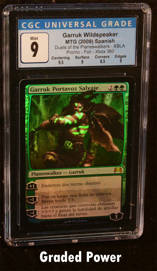 Garruk Wildspeaker CGC 9 Foil (9016) SPANISH