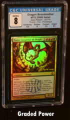 Dragon Broodmother CGC 8 Foil (9048) ITALIAN