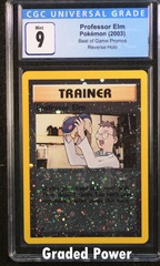 Professor Elm Best of Game CGC 9 Reverse Holo (9121)
