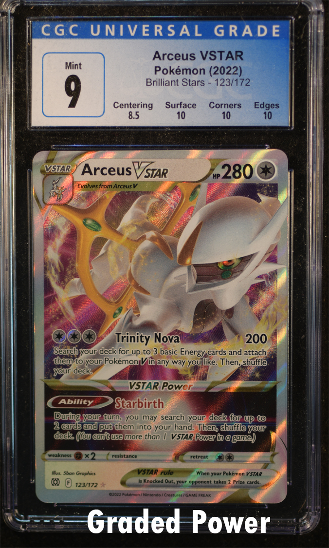 Pokemon Arceus VSTAR PSA 9 Graded 2024