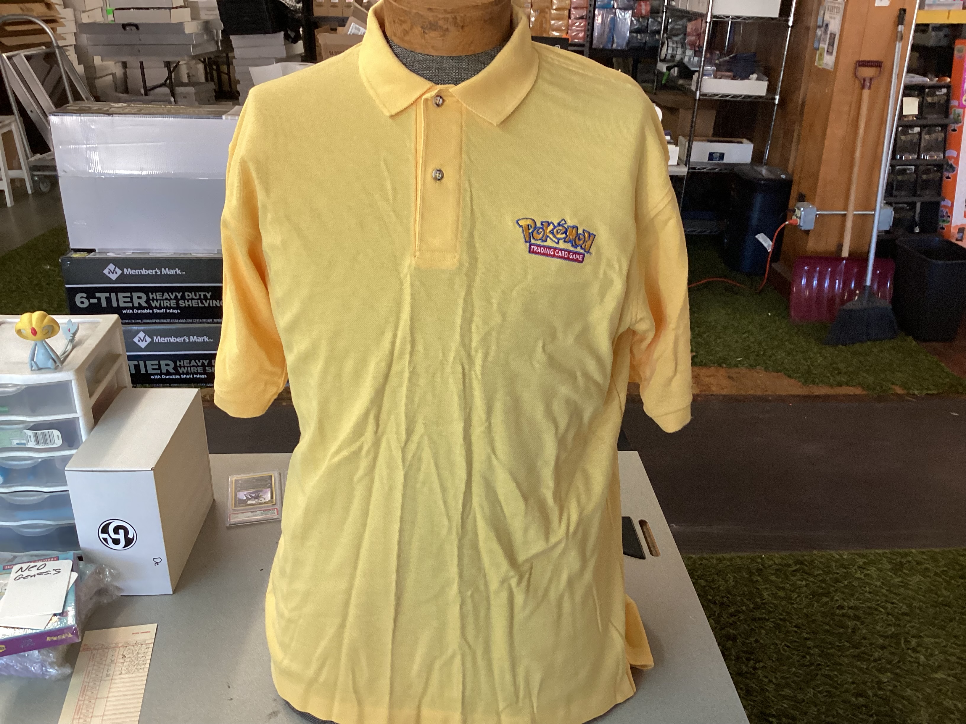 Pokemon Polo Employee Shirt (L) USED