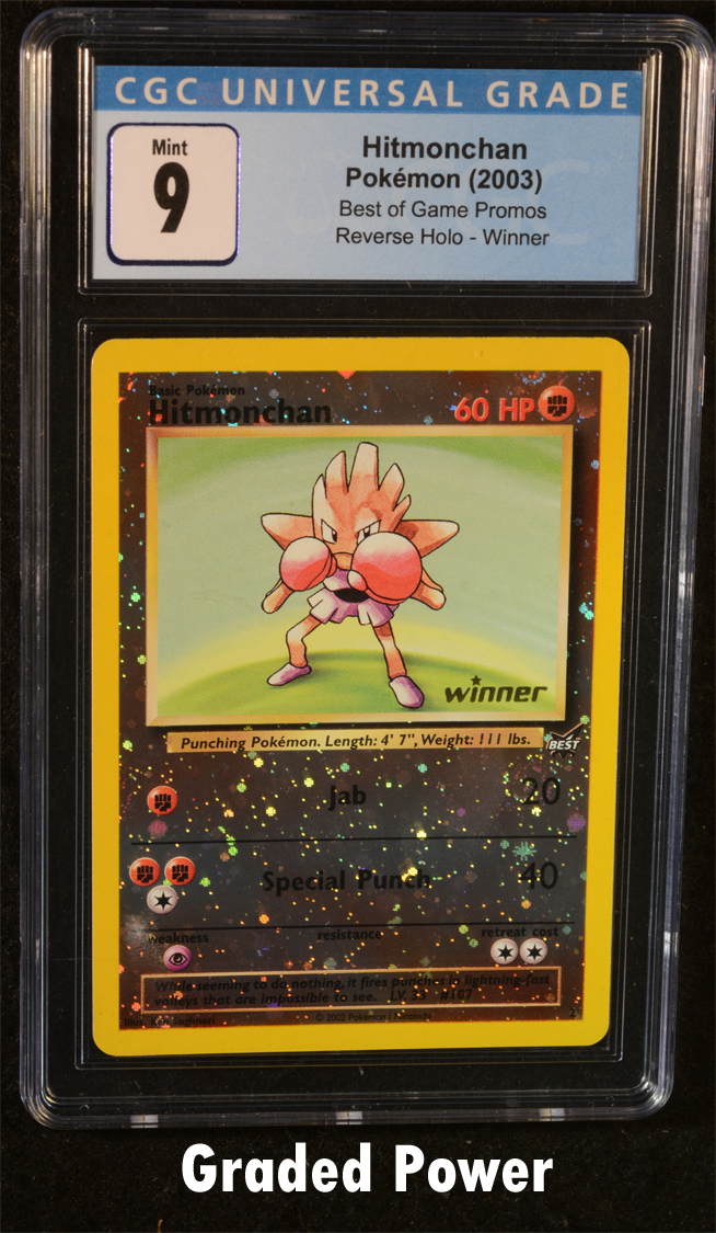 Hitmonchan Reverse Holo Winner CGC 9 (0172)