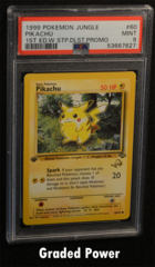 Pikachu Jungle 1st Ed. W Stamp PSA 9 (7627) 60/64