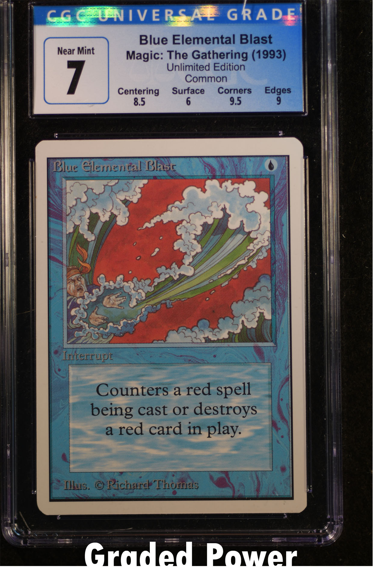 Blue Elemental Blast CGC 7 (9013)