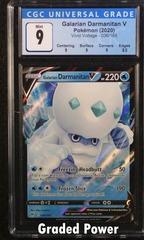 Galarian Darmanitan V CGC 9 Holo (7101) 036/185