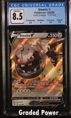 Steelix V CGC 8.5 Holo (7154)115/185