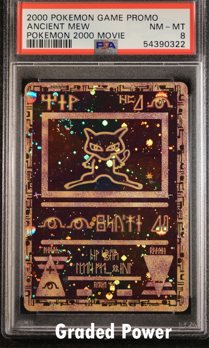 Ancient Mew 2000 Movie Promo PSA 8 HOLO - Pokemon Graded Cards » Promo -  Graded Power