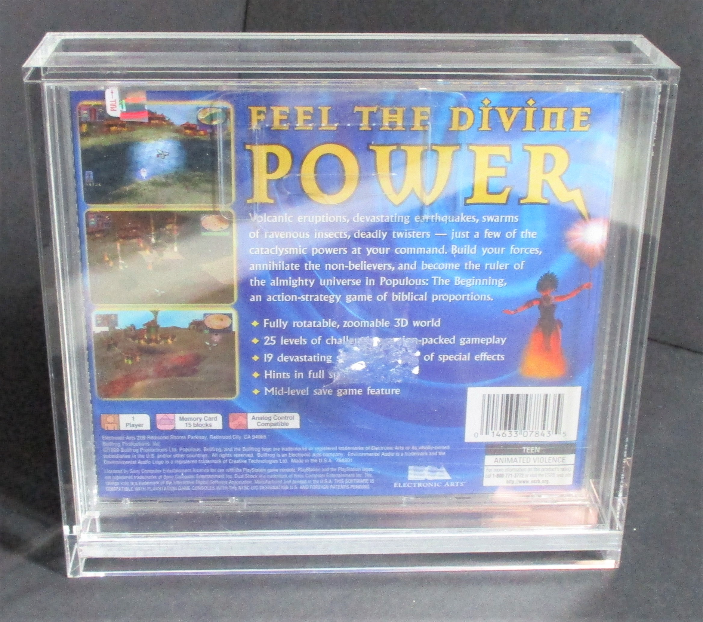 5x PS1 Acrylic Display Guard with Insert (60035)