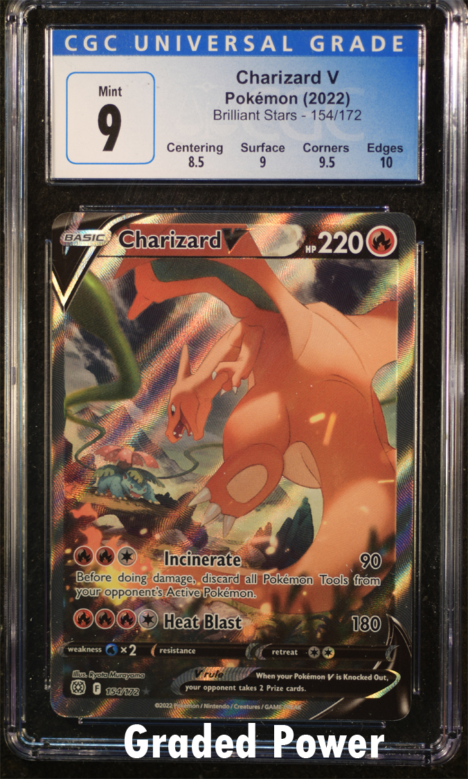 Charizard V hotsell 153/172 CGC 8.5 Brilliant Stars