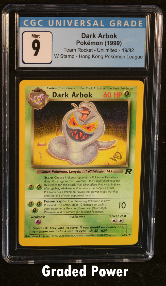 Dark Arbok shops Pokemon card PSA 9