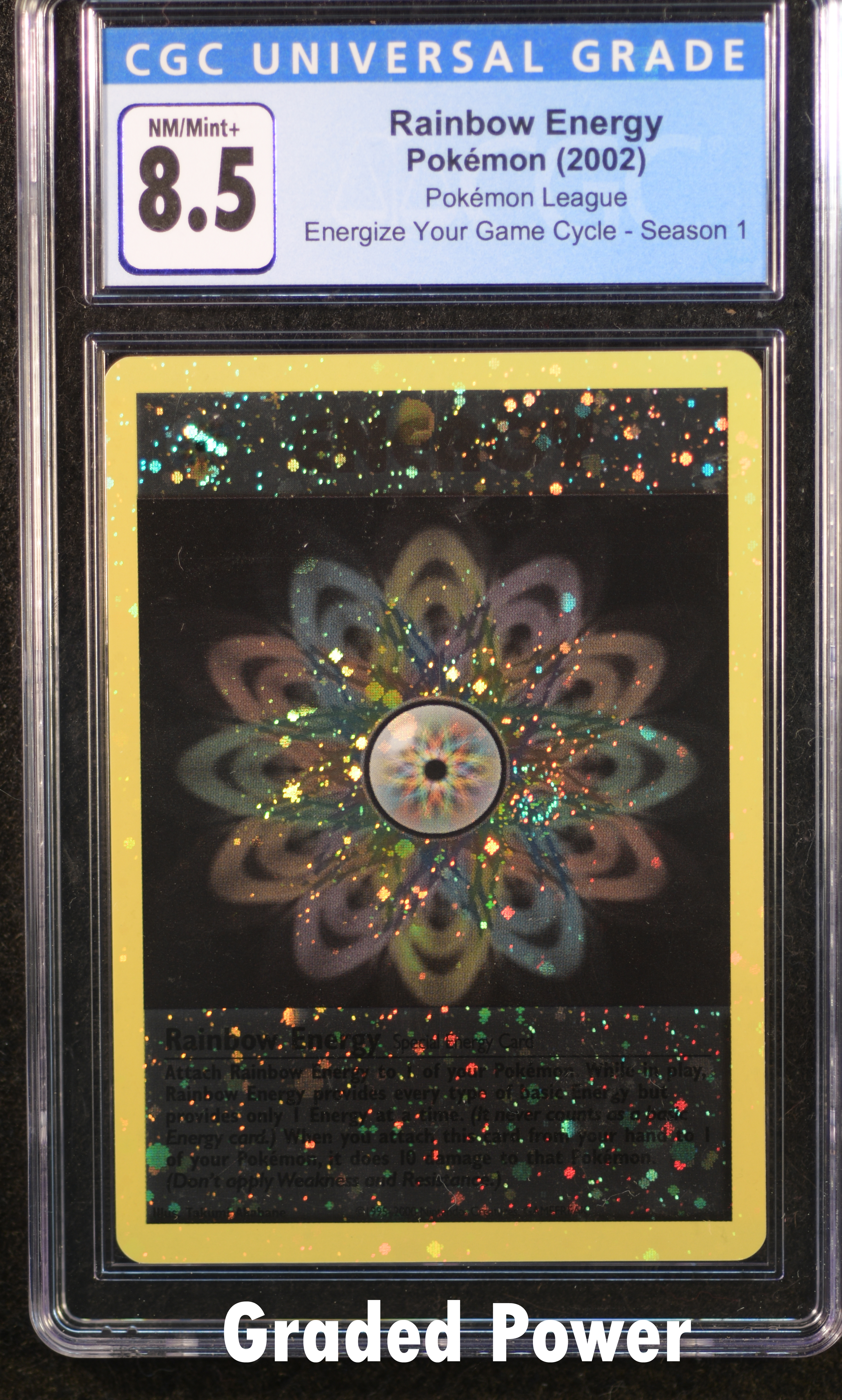 Rainbow Energy CGC 8.5 Holo (9106)