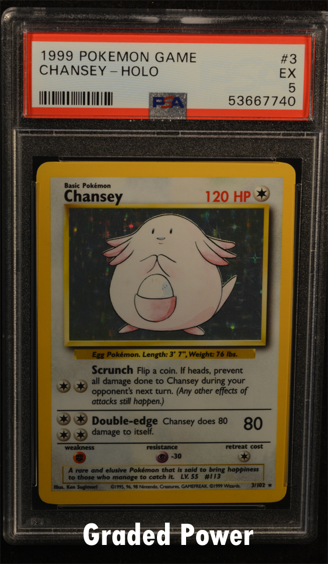 Pokémon Base Set Chansey PSA online 7