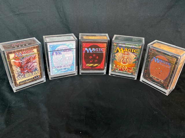 MTG 5x Acrylic 4th / Ice Age / Urzas Saga Starter Deck Display Guard (60011)