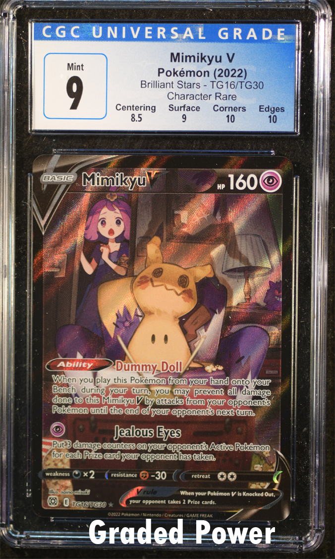 Pikachu V TG16 character hotsell rare cgc 9.5