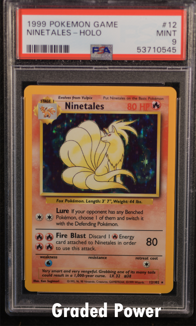 Pokémon Base PSA popular 9 ninetales