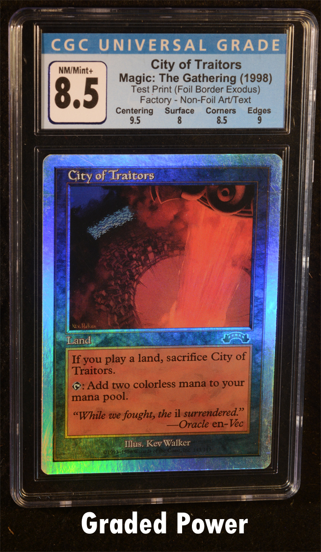 City of Traitors Exodus Foil Test Print CGC 8.5