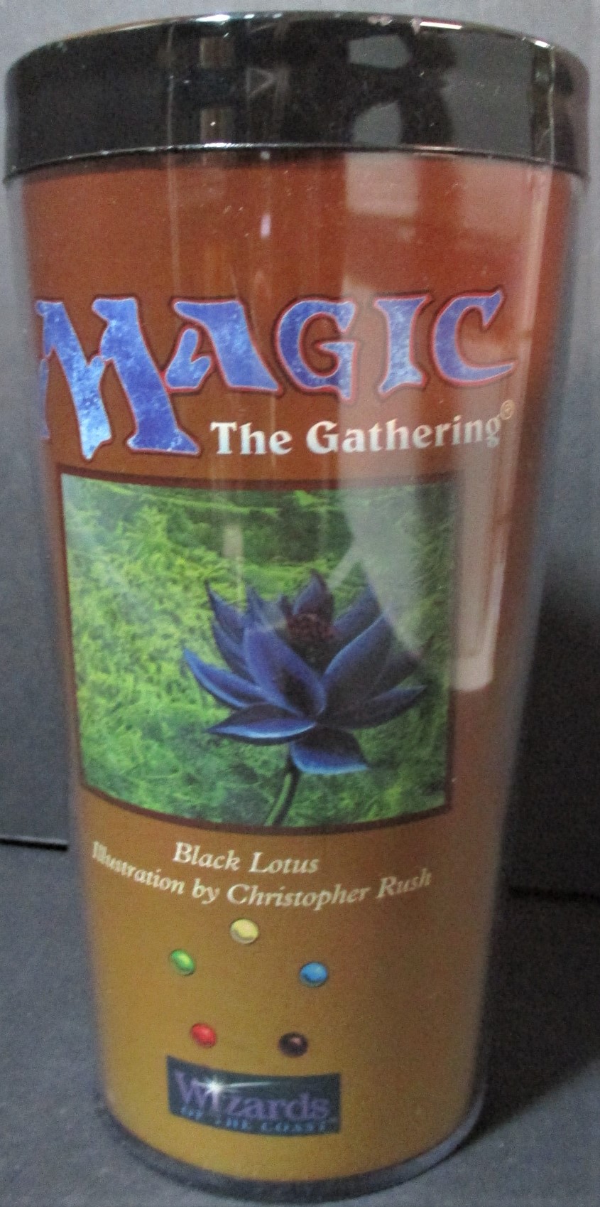 Black Lotus/Chaos Orb Vintage Tumbler