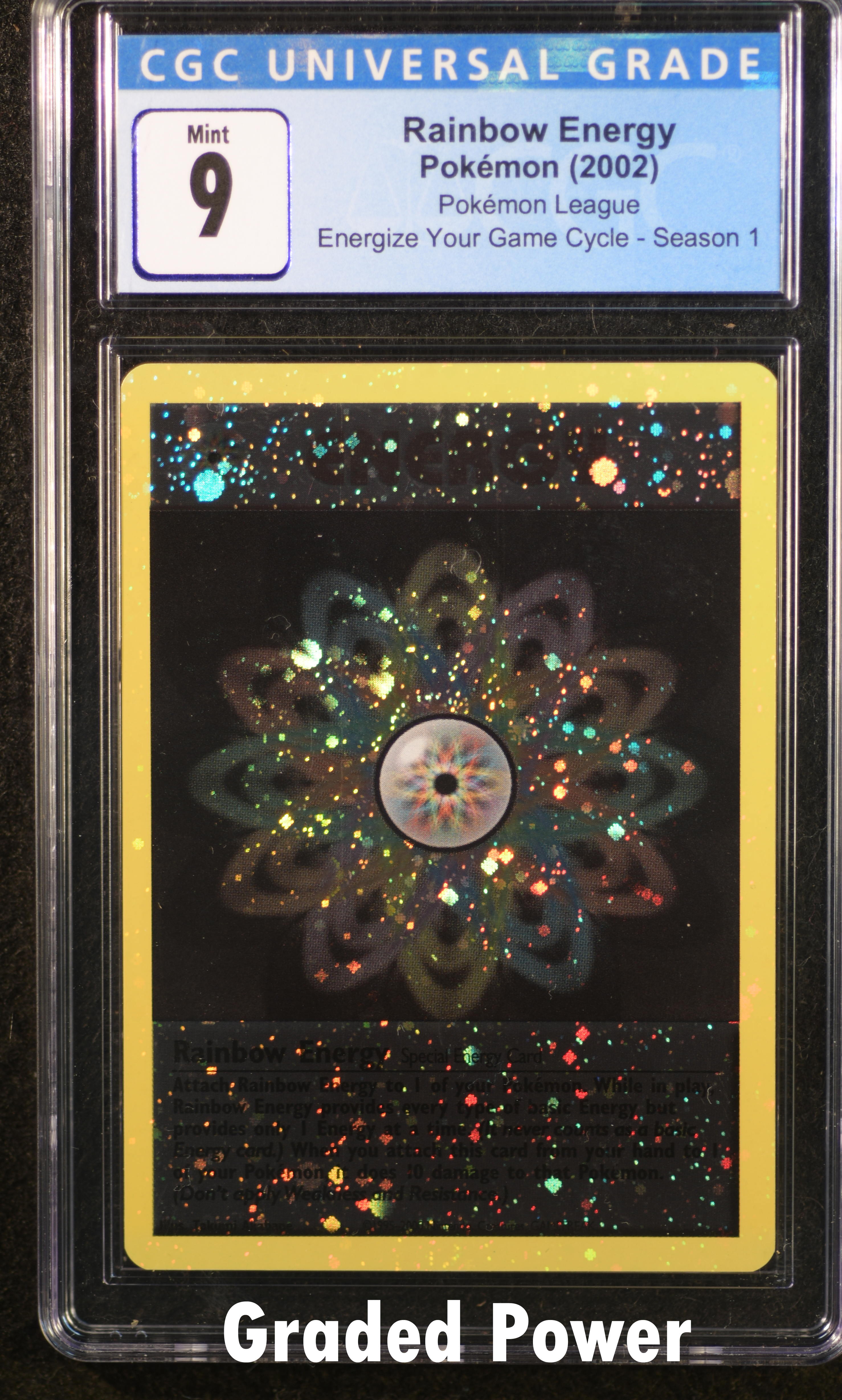Rainbow Energy CGC 9 Holo (9111)