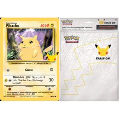 Binder with Oversized Pikachu Card Sealed New