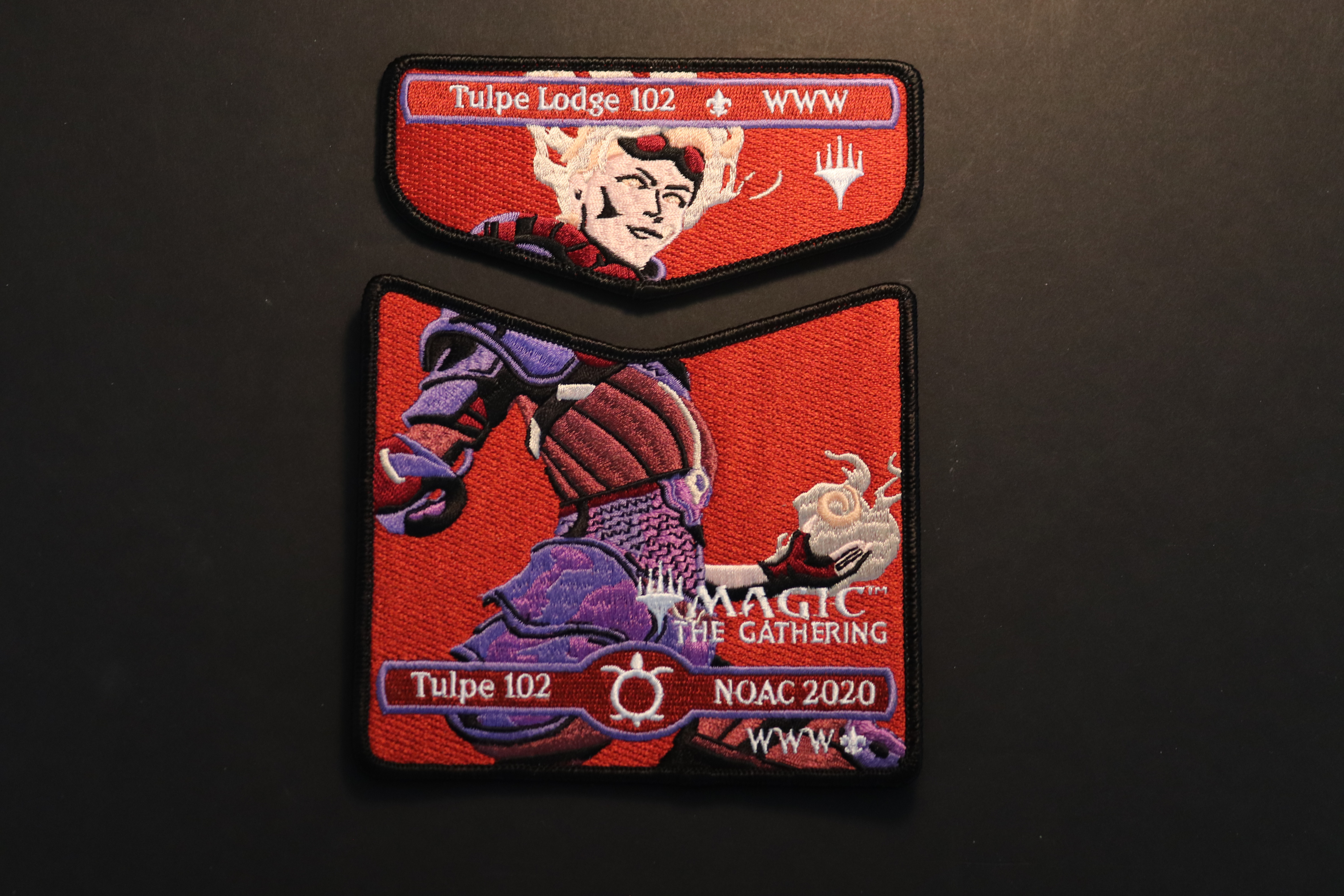 MTG NOAC 2020 Boy Scout OA Tulpe Lodge 102 Patch Set