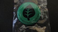 Grass Type Tin Badge Button