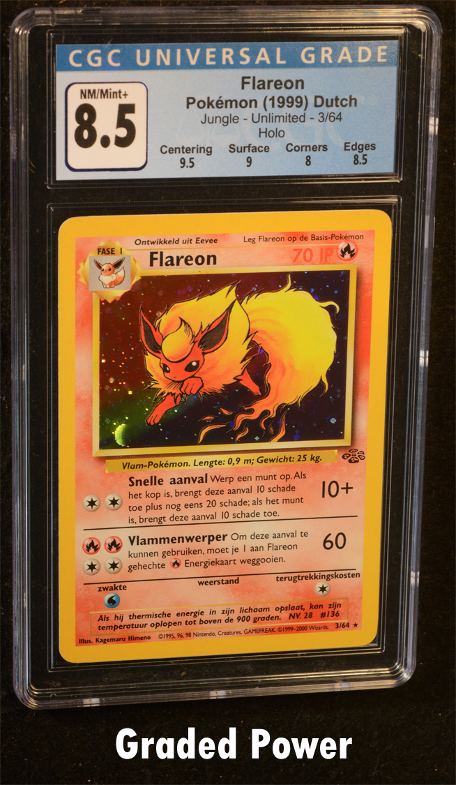 Store Pokemon Flareon Holo CGC 8.5