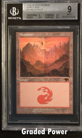 Guru Land Mountain 9 (0229) - Magic Graded Cards » Promo - Graded Power