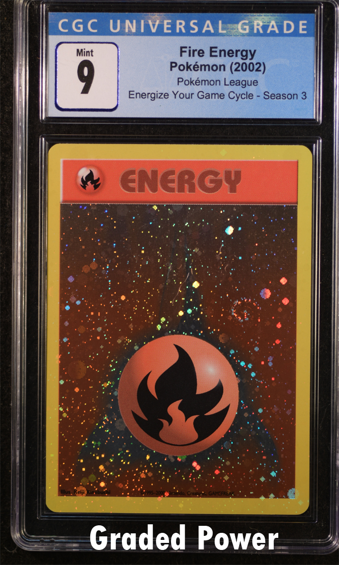 Fire Energy CGC 9 Holo (9025)