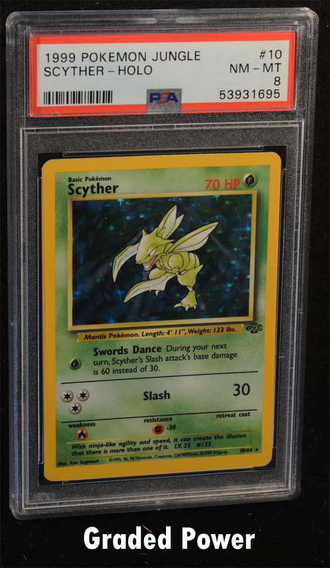 Scyther PSA 8 Holo (1695) 10/64
