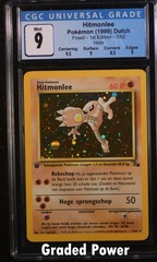 Hitmonlee CGC 9 Holo DUTCH (8071) 7/62