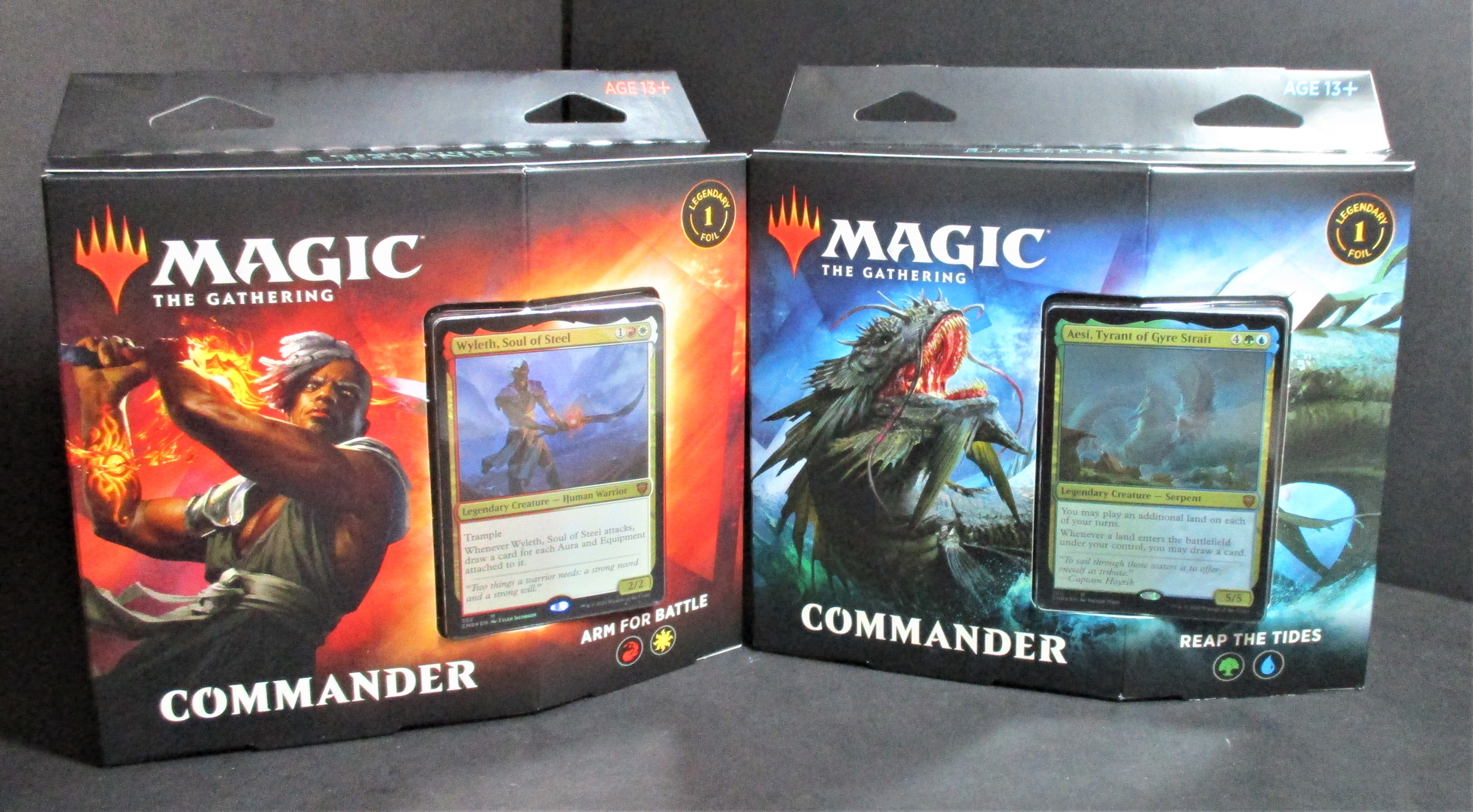 Commander Legends Reap the Tides and Arm for Battle Deck Pair