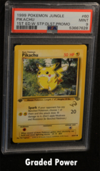 Pikachu Jungle 1st Ed. W Stamp PSA 9 (7628) 60/64